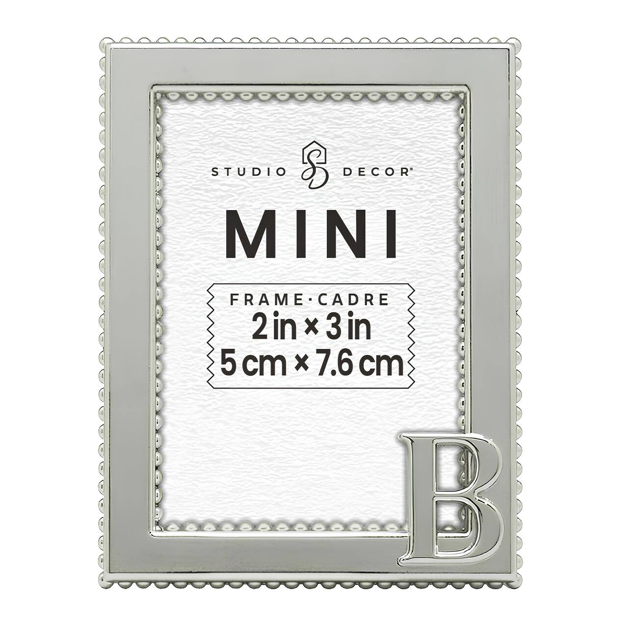Mini Silver B Frame by Studio Décor®